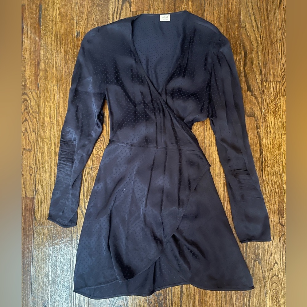 Aritiza (Wilfred) Navy Wrap Dress